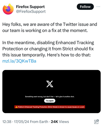firefox support